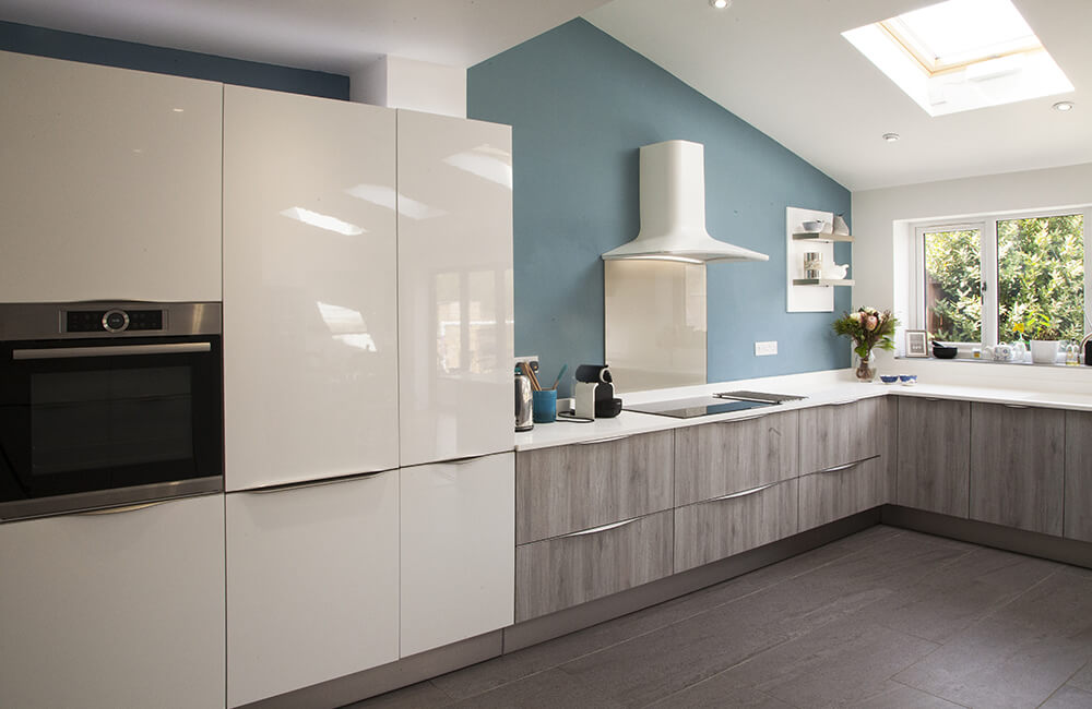 Uni Gloss, Crystal White Kitchen